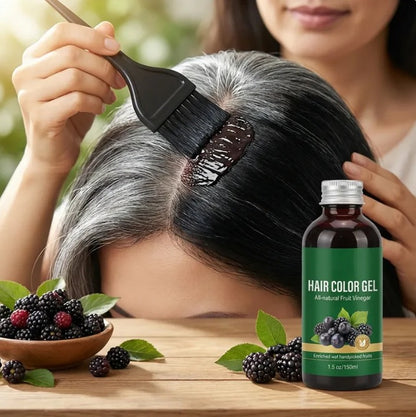 Hair Color Gel - 100% Gray Hair Coverage (Pack of 2)